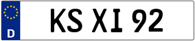 Truck License Plate